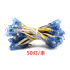 12V Smart <strong>LED</strong> Light <strong>String</strong> WS2811 USC2904 Point Pixels Modules Bullet 12mm Digital <strong>Programmable</strong> RGBIC RGB <strong>LED</strong> <strong>String</strong> Lights - Product Image 3