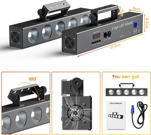 60W LED sahne yıkama ışık çubuğu 4 In1 RGBW COB DJ ışığı DMX kontrol Uplight için parti düğün canlı gösteri sahne aydınlatma - Product Image 4