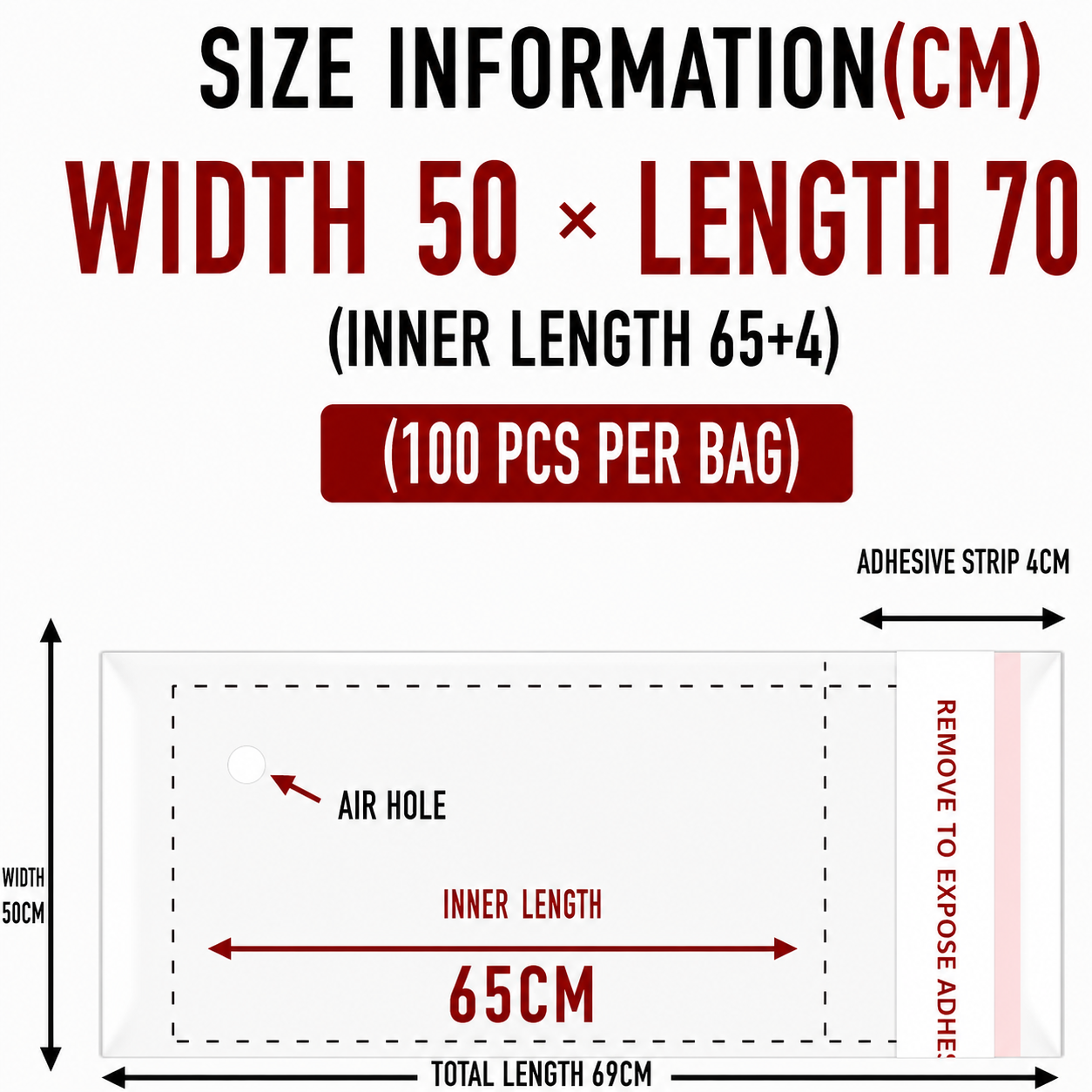 50*70cm