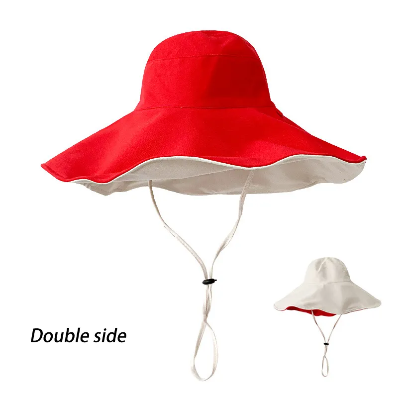 Rversible di Pesca Cappello di Safari cappuccio di Protezione Con La Protezione Solare UV UPF 50 + Trekking Boonie Cappelli di Sun per le Donne Degli Uomini Outdoor giardinaggio Campeggio