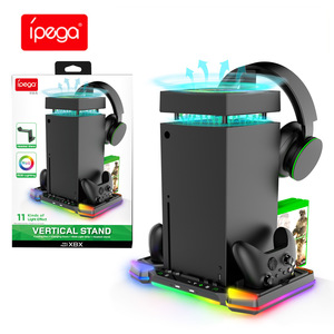 ฐานระบายความร้อนพร้อมไฟ RBG ที่ชาร์จแบบคู่ที่เก็บการ์ดสำหรับ Xbox Series X คอนโซลเล่นเกม - Product Image 2