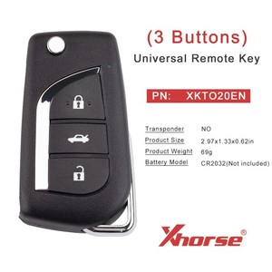Toyota 2nd nesil akıllı anahtar 3 düğmeler için arayüz XKTO20EN evrensel uzaktan anahtar XKTO00EN yükseltilmiş versiyonu - Product Image 6