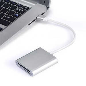 高品质超高速USB 3.0 3合1外部读卡器，适用于微型SD/CF/tf卡 - Product Image 2
