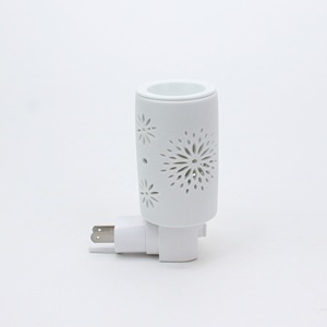 Plug-able Elegant <strong>Harmony</strong> Ceramic Electric Nightlight Diffuser Fragrance Warmer for Aromatic Oil Wax Plug-In Scented Warmer - Product Image 2