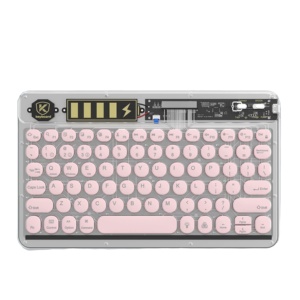 Suitable for iPad iphone Mini bluetooth Wireless <strong>Keyboard</strong> Transparent <strong>IOS</strong> Windows Android Portable Tablet <strong>Keyboard</strong> Backlight - Product Image 1