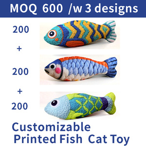 2025 nuevos patrones personalizables, venta al por mayor, hierba gatera, buen precio, hierba gatera de juguete Natural para gatos, venta al por mayor, pez de juguete Natural para gatos - Product Image 2
