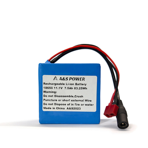 定制可充电12v锂电池18650 3S3P 11.1V 7500毫安时锂离子电池组，带IEC62133/CE，用于发光二极管灯 - Product Image 4