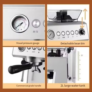 Langlebig und langlebig Einfach zu verstauende automatische Espresso maschine Home Comercial Kaffee maschine 7301 - Product Image 4