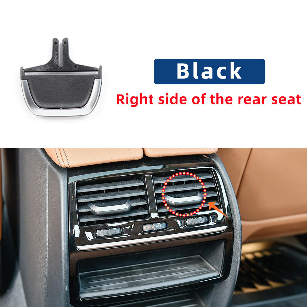 right side of the rear seat