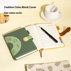 2026 máy tính xách tay lịch bán buôn A5 đầy màu sắc chương trình nghị sự biểu tượng tùy chỉnh PU da hàng ngày kế hoạch cảm hứng Tạp Chí giá rẻ nhật ký - Product Image 3