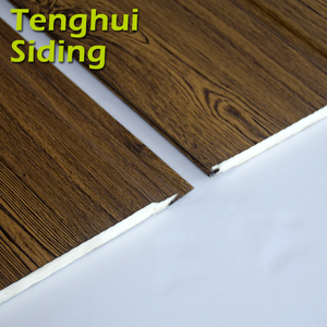 Holzmaserung Verkleidung Blech Wand verkleidung Außenwand Metall Abstellgleis. - Product Image 5