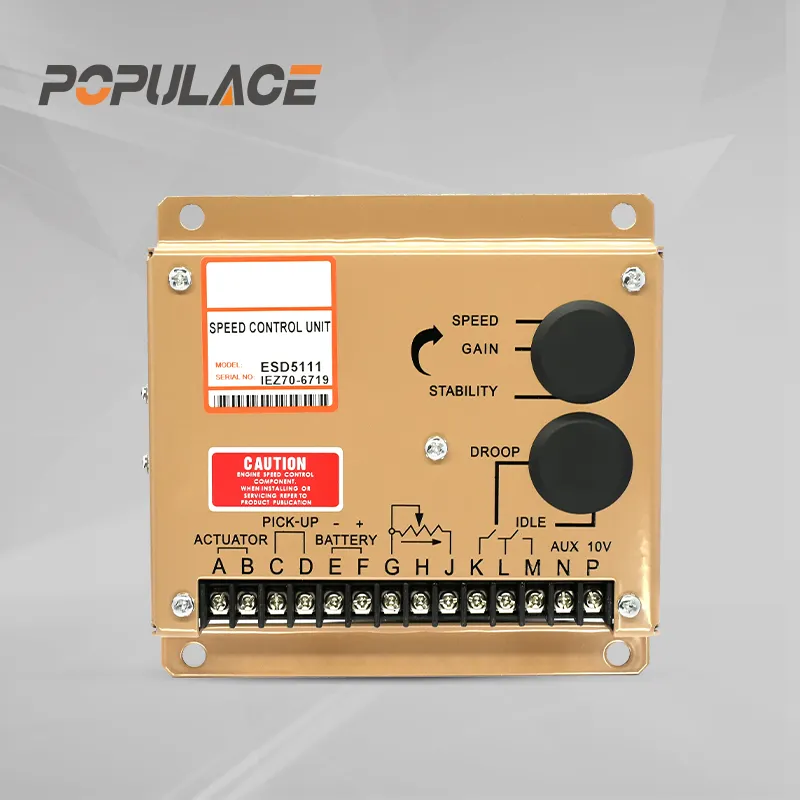 POPULACE Generator Parts Diesel Engine 5111 Speed Controller Speed Governor Speed Control Unit ESD5111