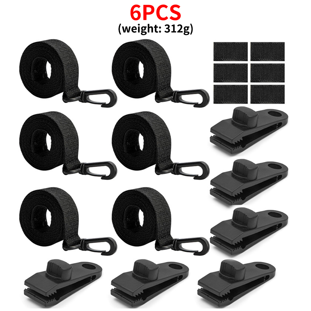 6 pcs/Pack Black