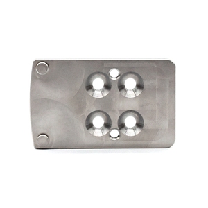 Soporte multiorificio de aleación de aluminio de fresado CNC de alta precisión para montaje de dispositivo de comunicación de hardware de computadora - Product Image 5