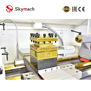 CK6160 CNC Horizontal Turning Center Flach bett mit Live Tooling Threading Bar Bearbeitung Nocken programmierung - Product Image 5