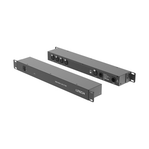 LTECH DMX/RDM 5-pin XLR Signal Amplifier and <strong>Distributor</strong> <strong>4</strong>-way Stage Lighting Signal Amplifier - Product Image 1