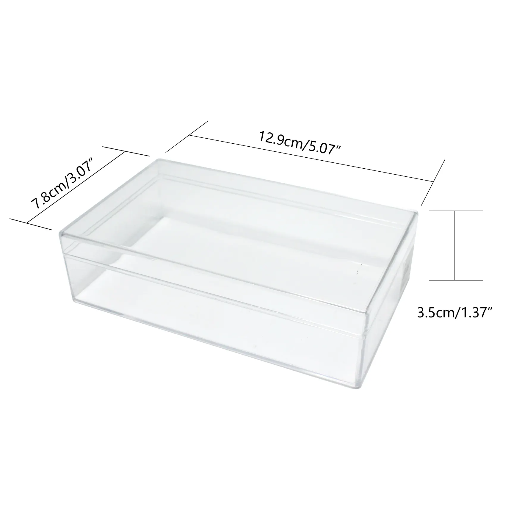 Hot Sell Plastic Clear Aufbewahrung sbox Transparent Display Aufbewahrung koffer Benutzer definierte Größe