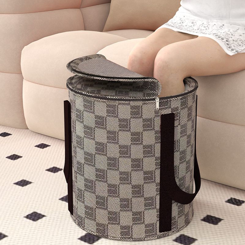 Seau de bain de pieds haut gris en PU