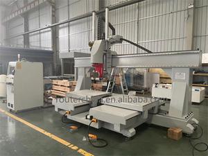 Mini máquina enrutadora CNC de 5 ejes, sistema de Control NC Studio Mach3, husillos dobles individuales, superficie de mesa de vacío para industrias de fresado - Product Image 5
