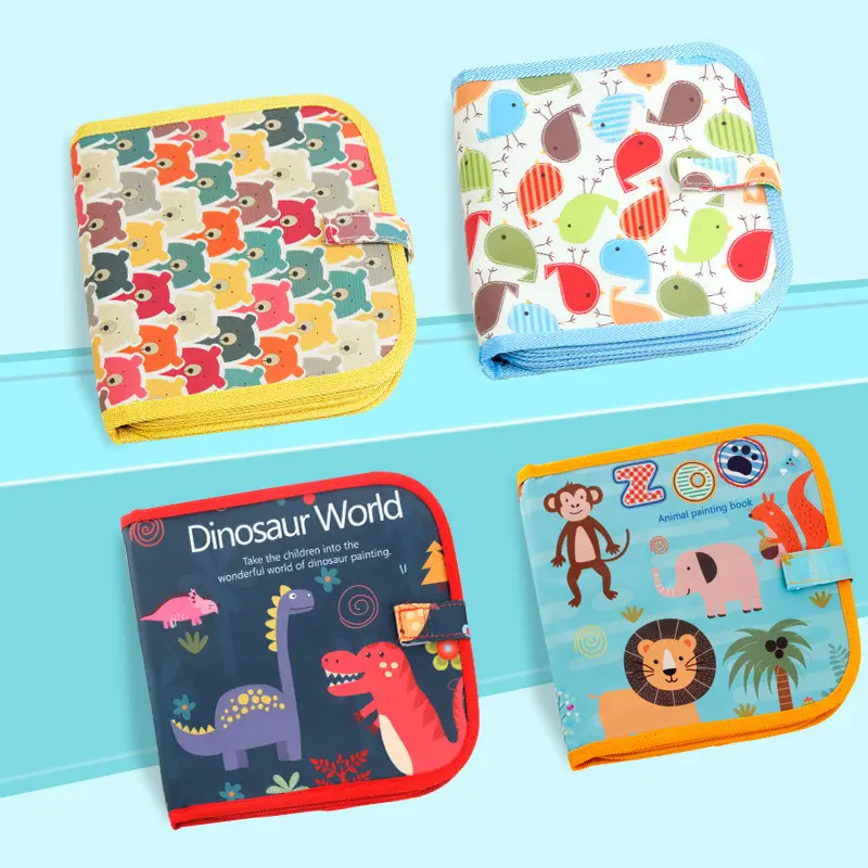 Set di libri per bambini Doodle cancellabili giocattoli per attività per bambini cuscinetti da disegno riutilizzabili regalo per ragazze dei ragazzi