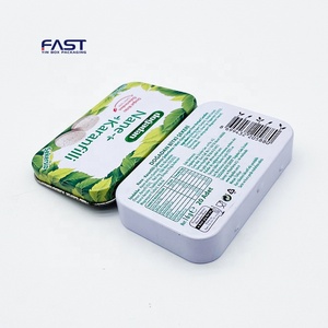Özel menteşeli tek parça kapaklı teneke kutu kozmetik seti hediye kutusu açık kitap demir kutusu - Product Image 3