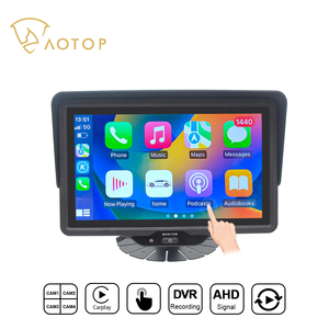 Wireless CarPlay Android Auto Connection 10&quot; Rear View <strong>Monitor</strong> 4CH HD Video Signal <strong>Input</strong> Vehicle All-Round Blind Spot Monitoring - Product Image 2