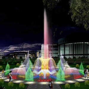 Programmato Controllo Moderna Piazza Danza Fontana di Acqua di Disegno - Product Image 3