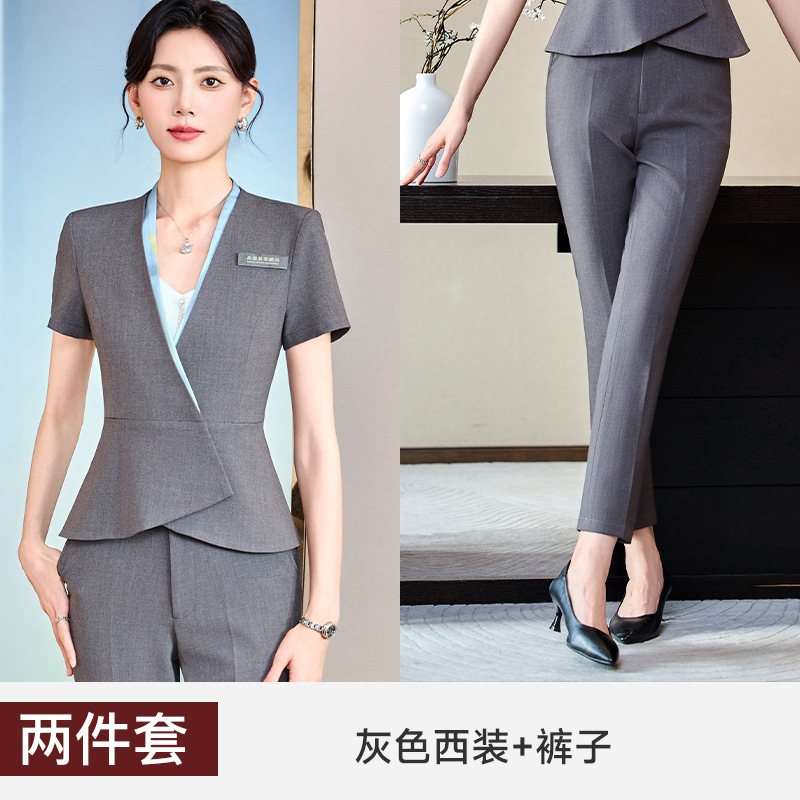 gray suit pants