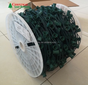 Durable 1000ft Cable Wire SPT-1 SPT-2 C9 E17 <strong>String</strong> Light Stringer Socket Spool Wire Christmas Stringer - Product Image 4