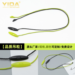 Wholesale High Quality Hang <strong>Tag</strong> <strong>String</strong> <strong>Loop</strong> Seal Swing <strong>Tags</strong> Polyester <strong>String</strong> Label Locking Snap Lock Fasteners for Clothing - Product Image 3
