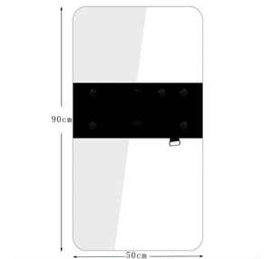 Tactical PC Control Polycarbonate Safety Shield Protective Shield Hard Protective Body Protector - Product Image 1