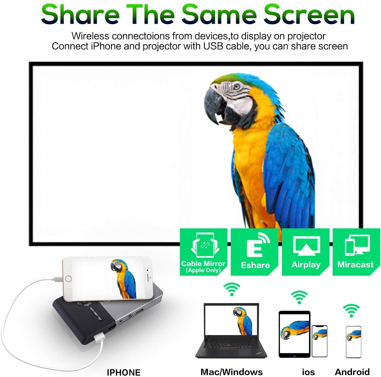 pocket projector mobiles phone mini android smart projector 1080p