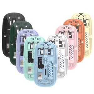 เมาส์ไร้สายบาง2.4G BT ไร้สายชาร์จไฟ LED ไร้สายเล่นเกมคอมพิวเตอร์ไร้สายสองโหมด - Product Image 2