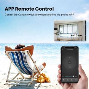 Tuyaスマートライフ1ギャングZigbeeWiFiカーテンスイッチモジュールローラーシャッターブラインドモーターホームGoogleAlexa音声制御 - Product Image 3