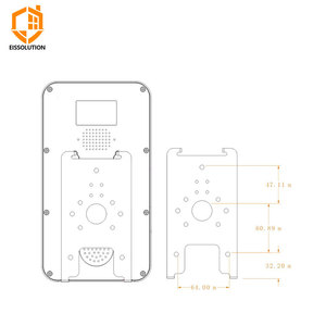 EISSolution Free Software 5 in 1 Cloud <strong>LInux</strong> 8-inch Touch Screen Biometric Access Control Attendance <strong>System</strong> AI Face Recognition - Product Image 5