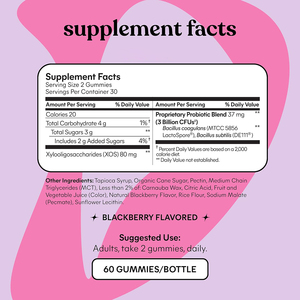 Private Label Factory Wholesale Promote <strong>Intestinal</strong> Flora Balance Daily Digestive Gummies with Prebiotics Probiotics - Product Image 5