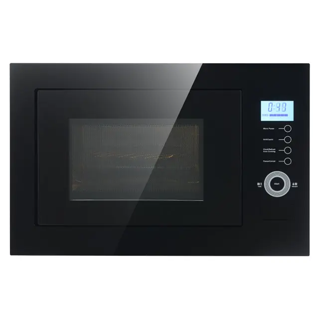 28L Home Embedded electric oven 220 v built in with grill kitchen Barbecue thawing microwave oven Computer control Black