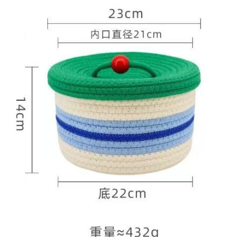 Cake Basket - Green Lid