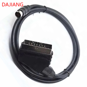 DAJIANG Customized AC Power Cord Plug OEM Mini Din 9pin Scart <strong>Cable</strong> Braid Shielding Notebook Laptop Computer PC <strong>Cable</strong> - Product Image 3