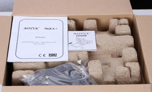 AOYUE 968A + tamir çift numarası ekran sistemi sıcak hava tabancası havya kaynak tablosu duman emici masa 3 in 1 tv tamir - Product Image 6