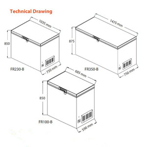 Phocos 12V/24V năng lượng mặt trời tủ lạnh và tủ đông với Boost tính năng cho nhà và xe sử dụng - Product Image 3