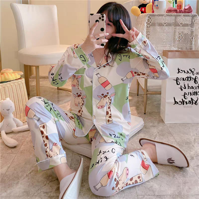 Set lungo cardigan giraffa birra S