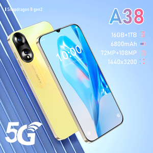 新款6.8英寸A38手机真4g一体机2 16g安卓内置屏幕智能功能使用条件欧盟插头MTK码分多址