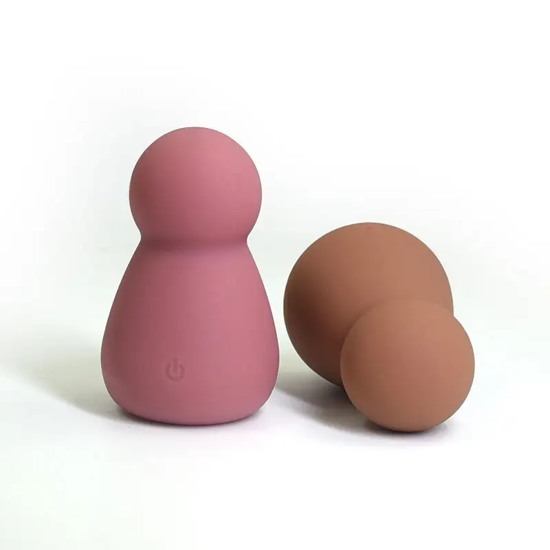 Vibrador de silicone em forma de bola, para mulheres, bonito, brinquedo sexual, 10 modos, vibrador, estimulador de clitóris, masturbador