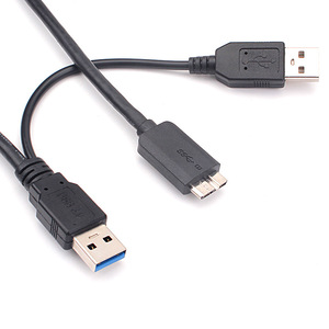 สายดาต้าฮาร์ดดิสก์ Usb 3.0,สาย USB 2.0ตัวผู้ไปยัง Micro B สำหรับ Seagate Western Digital Samsung - Product Image 6
