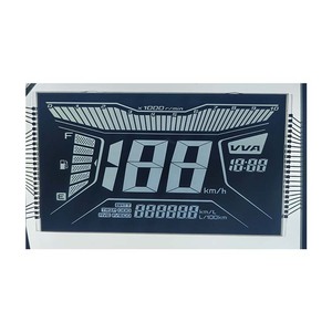 Va Schwarz Farbe 7 Segment I2c LCD-Bildschirm Benutzer definierte Tachometer LCD-Anzeige modul für Elektro roller Motorrad - Product Image 2