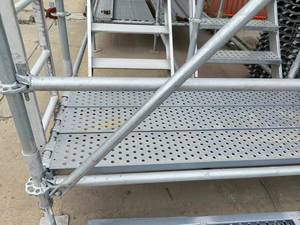 Customisable Outdoor M48 <strong>Ringlock</strong> Exterior Wall Protection <strong>System</strong> Steel Construction <strong>Scaffolding</strong> - Vertical Bay Brace - Product Image 2
