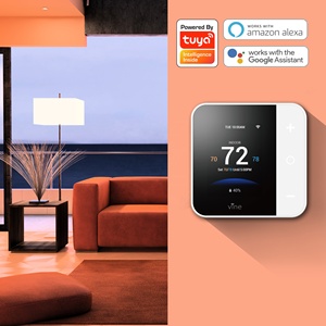Tuya termostato wi-fi TJ-550 pompa di calore HVAC programmabile controllo Wifi Google Alexa - Product Image 4