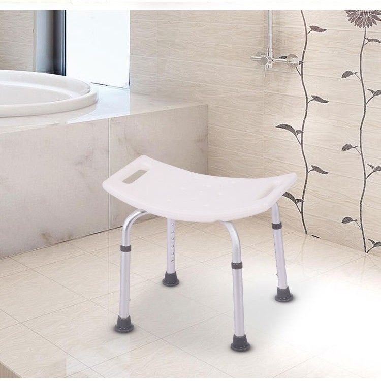 Aluminum alloy reinforced backrest without armrests
