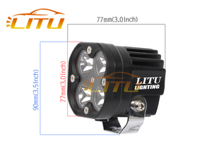 Factory Price 4X4 Square Offroad SUV 3 Inch <strong>Led</strong> Work Light <strong>4WD</strong> Driving Light <strong>12V</strong> 24V Spotlight for Universal Cars - Product Image 5